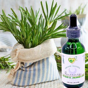 Rosemary Jojoba Oil Hair Growth Natural Plantbase 2 Oz Haircare Serum Treatment